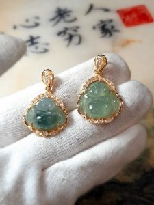 MẶT DÂY CHUYỀN NGỌC PHỶ THÚY MYANMAR 100% THIÊN NHIÊN+VÀNG 18K